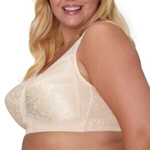Playtex 18 Hour Ultimate Shoulder Comfort Wireless Bra – Natural Beige – 52C